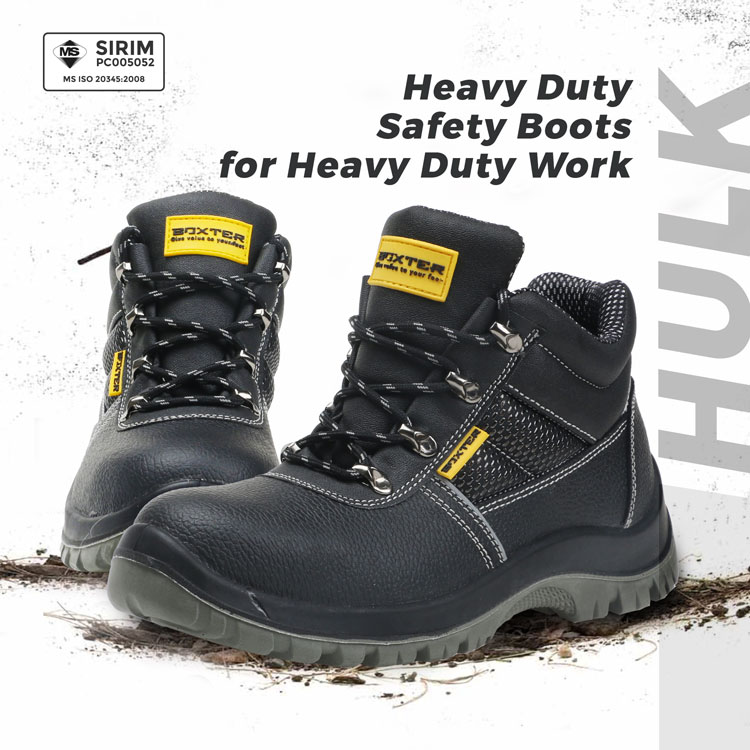 Lightweight Heavy Duty Safety Shoes for Rough Work Boxter