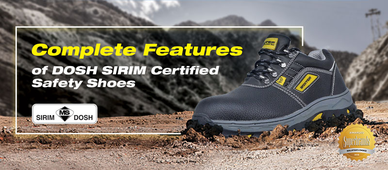 features of dosh sirim safety shoes