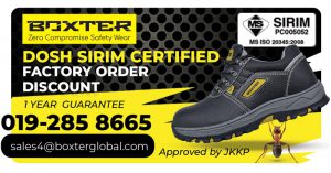 safety shoes with dosh sirim certified