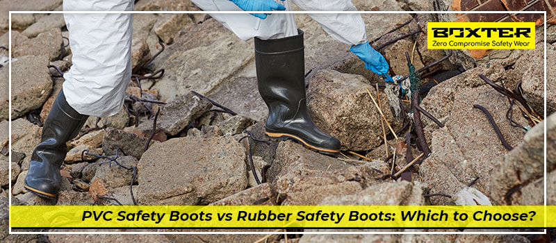 Pvc best sale safety boots