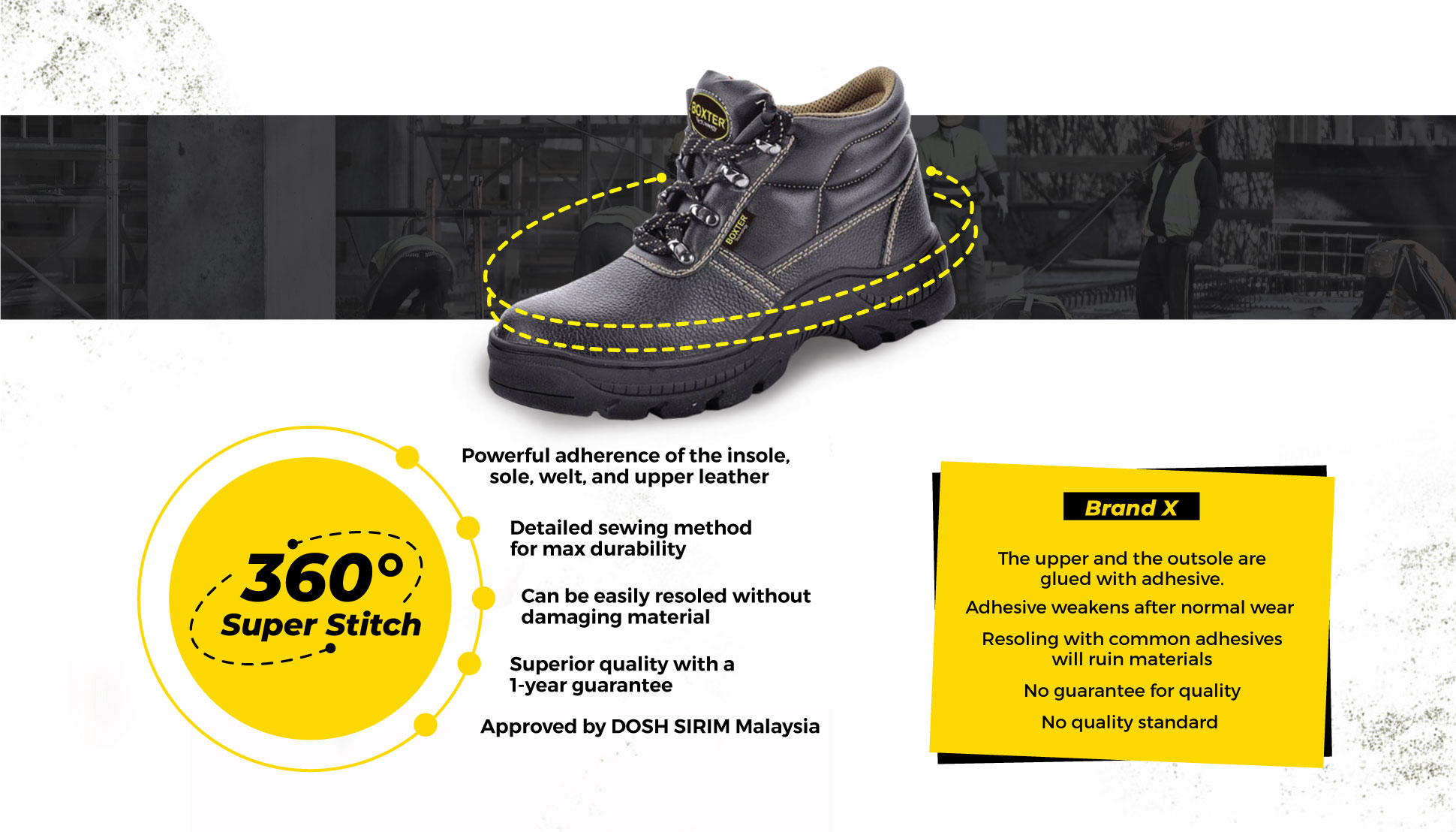 Superstitch Safety Shoes Boxter