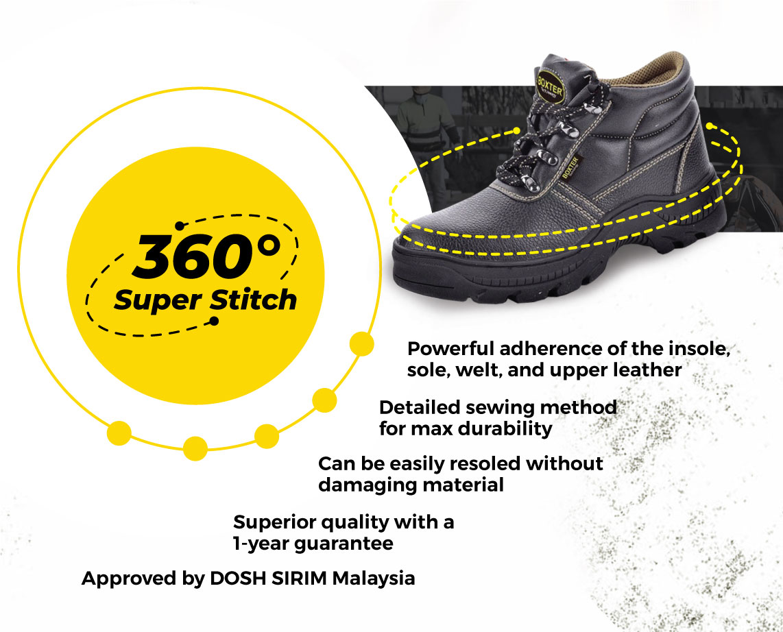 Superstitch Safety Shoes Boxter