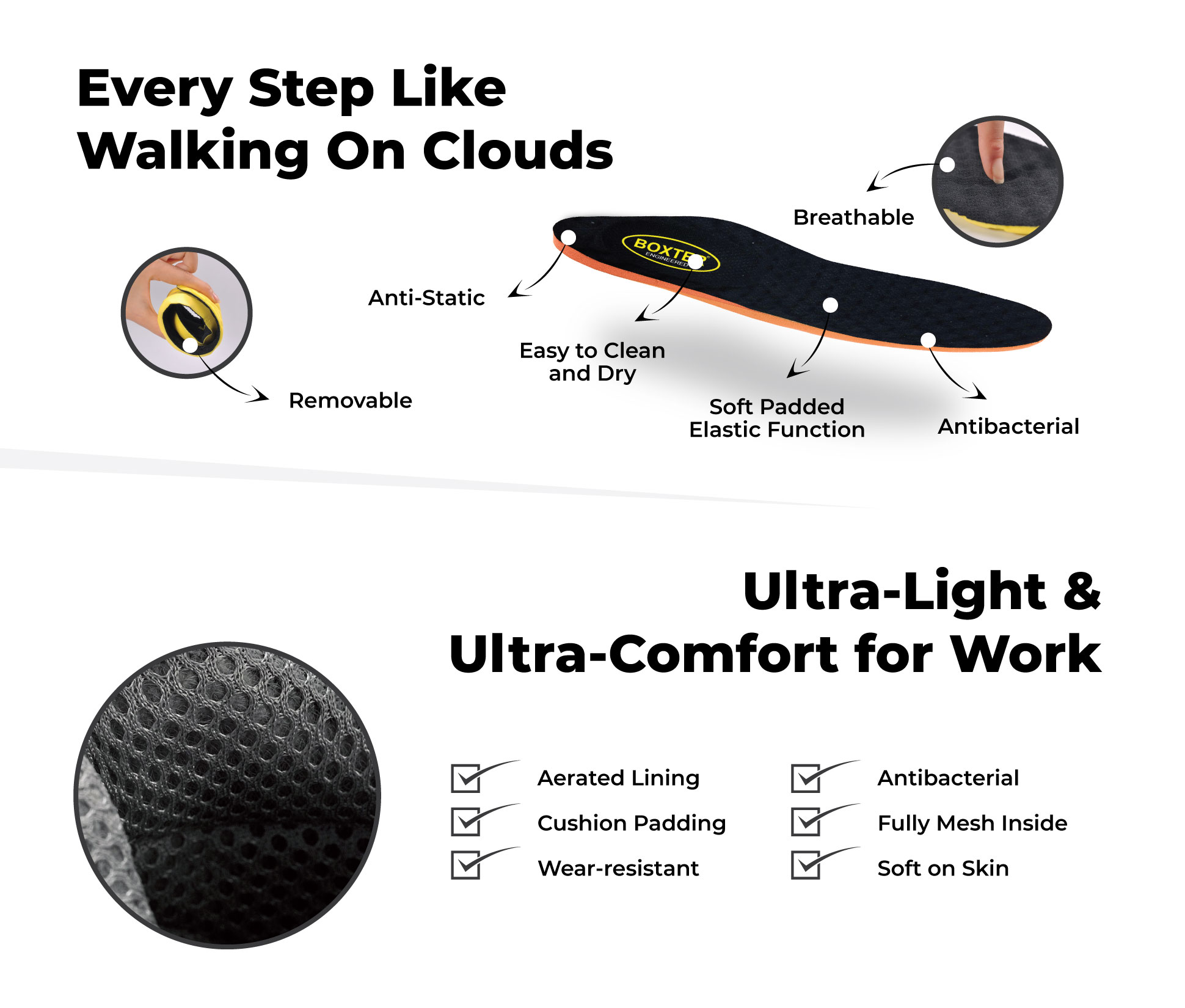 Lightweight Safety Shoes with Airnergy Insoles