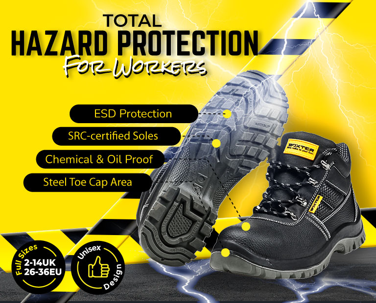 Voltech ESD Safety Shoes - Boxter Safety Shoes Supplier