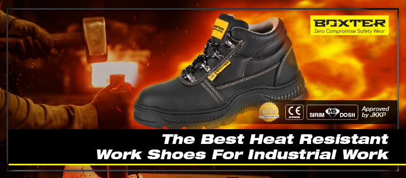 heat resistant work shoes for industrial work