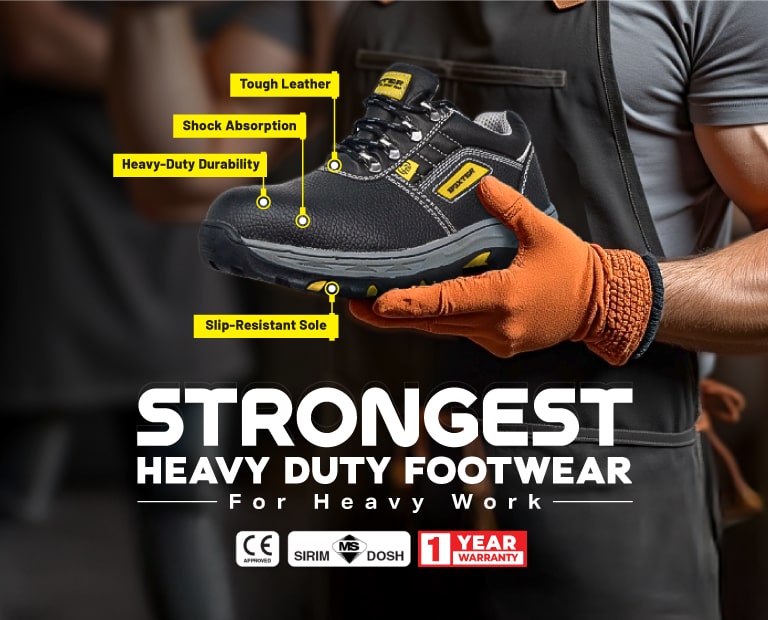 OuterTough Heavy Duty Safety Shoes Features