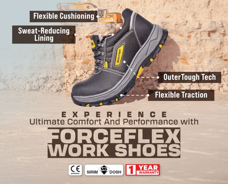ForceFlex Flexible Safety Shoes Features ForceFlex Flexible Safety Shoes Features